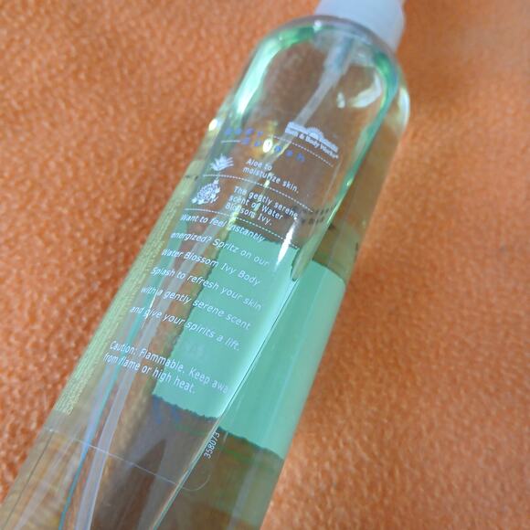 Rare Bath & Body Works WATER BLOSSOM IVY Refreshing Body Splash 8oz - Picture 8 of 10